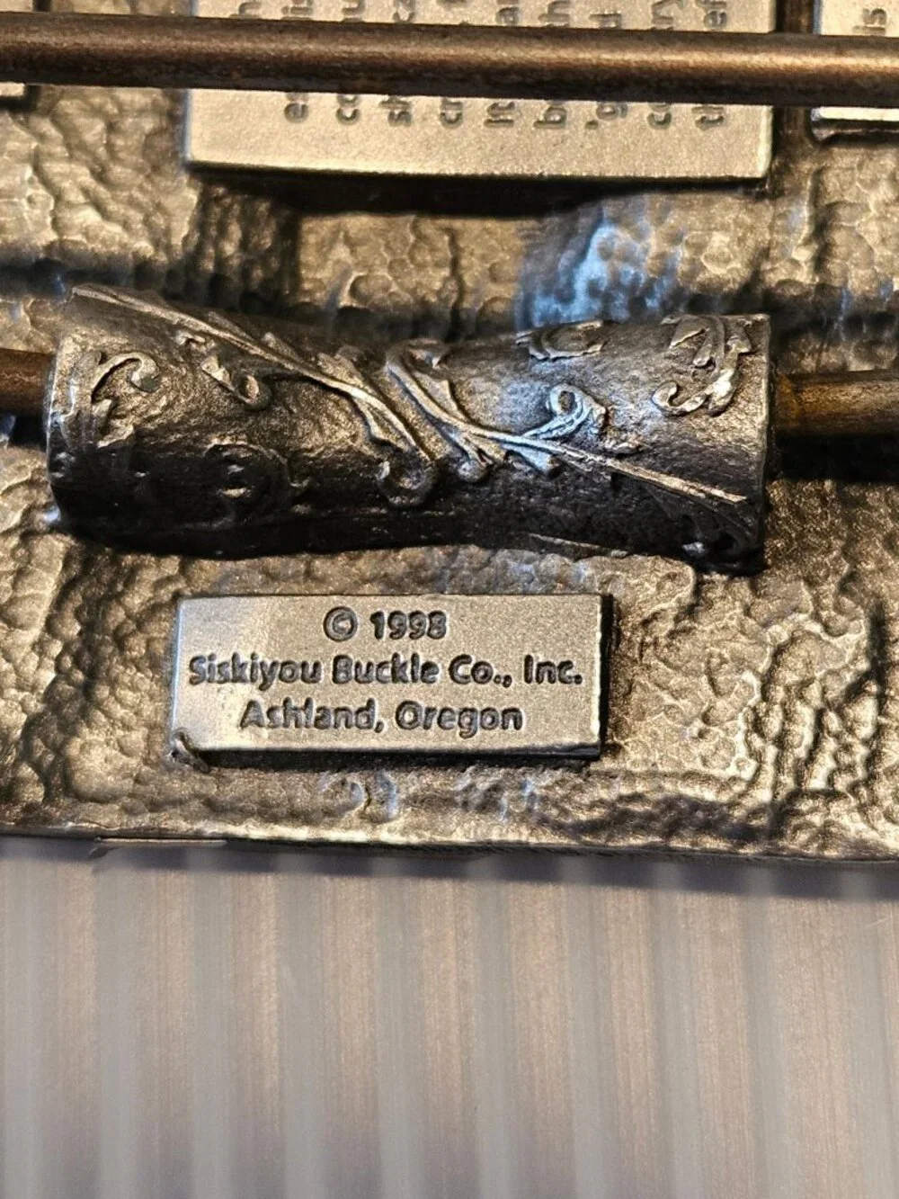 Siskiyou Belt Buckles Lot 2 Puyallup Fair 1995 1998 Limited Edition Numbered